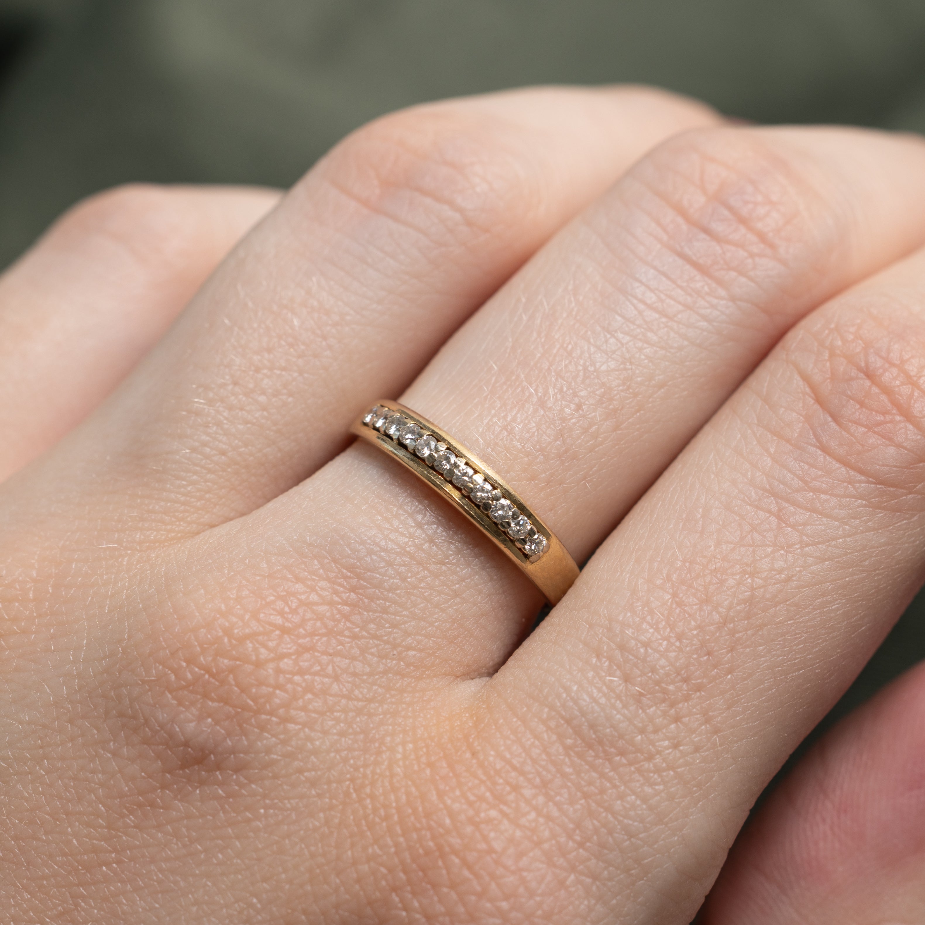 'Birks' Semi-Eternity Diamond Ring | 0.11ctw | SZ 6.75