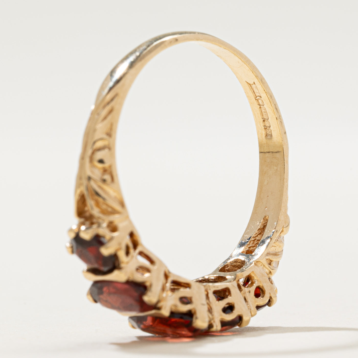 1996 Birmingham Five Stone Garnet Ring | 2.50ctw | SZ 8.5