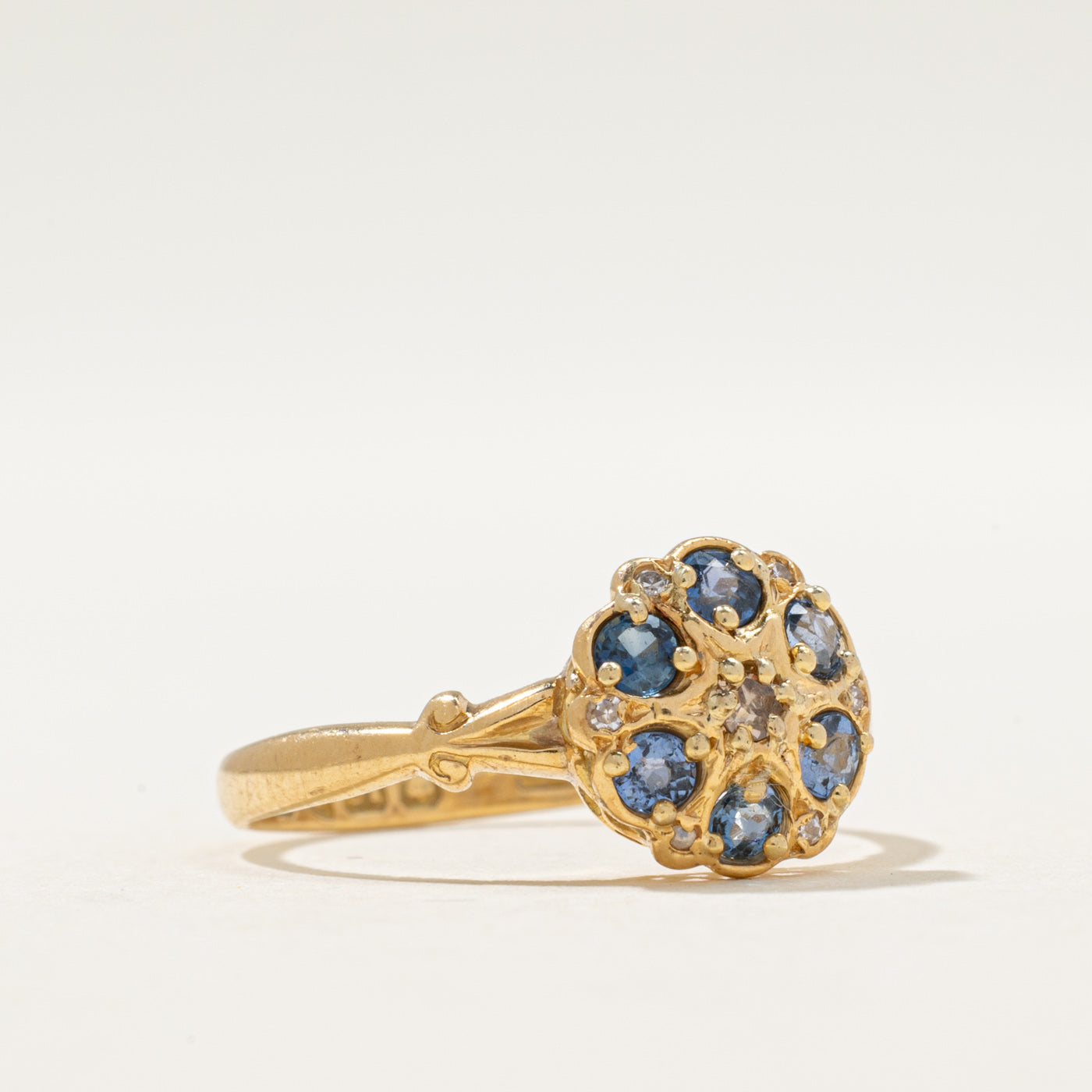 1919 Chester Edwardian Sapphire & Diamond Ring | 0.60ctw, 0.05ctw | SZ 7