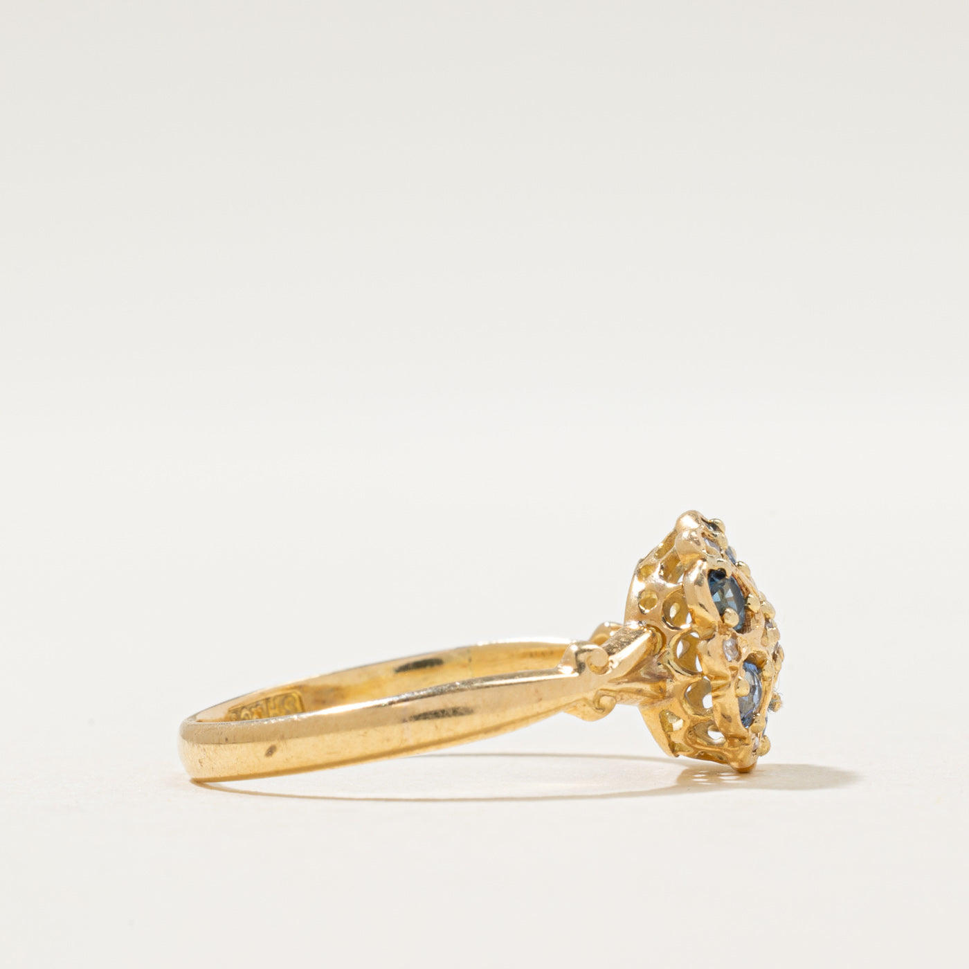 1919 Chester Edwardian Sapphire & Diamond Ring | 0.60ctw, 0.05ctw | SZ 7