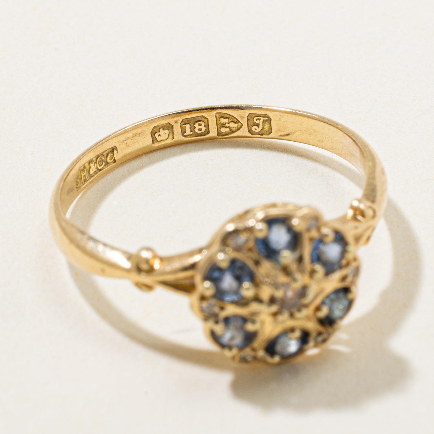 1919 Chester Edwardian Sapphire & Diamond Ring | 0.60ctw, 0.05ctw | SZ 7
