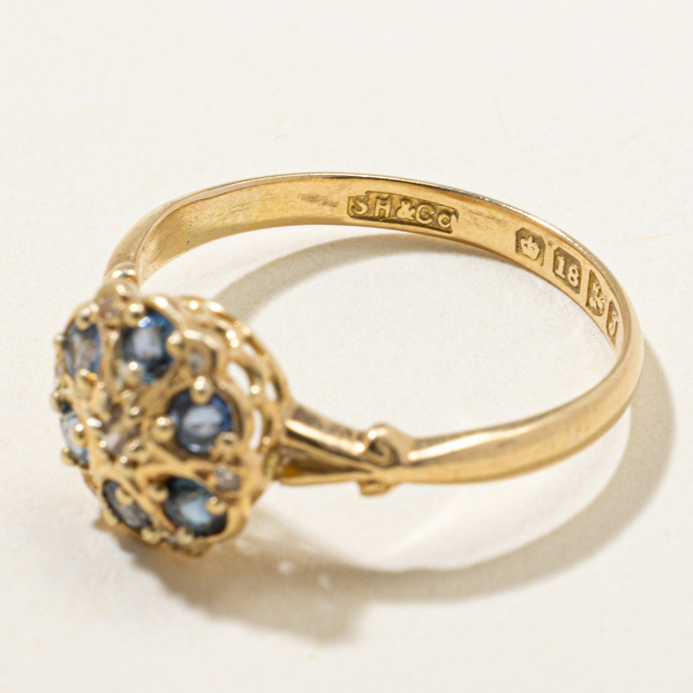 1919 Chester Edwardian Sapphire & Diamond Ring | 0.60ctw, 0.05ctw | SZ 7