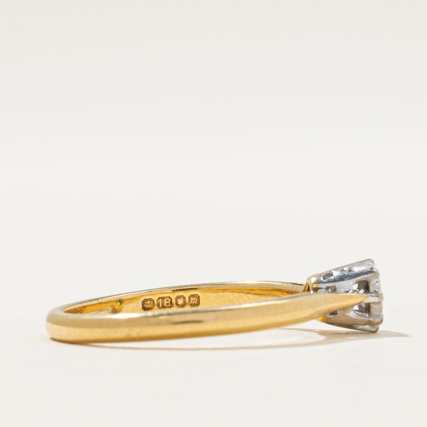 1968 London Diamond Engagement Ring | 0.08ct | SZ 6.5