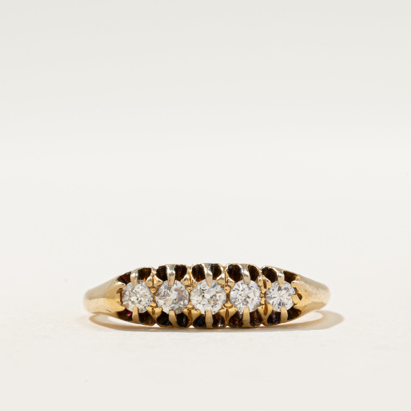 London Five Stone Diamond Ring | 0.23ctw | SZ 6.5