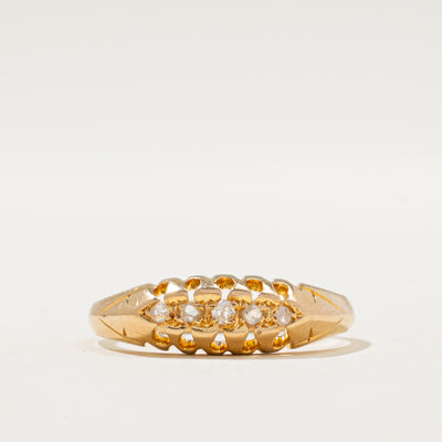 1917 Birmingham Five Stone Diamond Ring | 0.05ctw | SZ 7