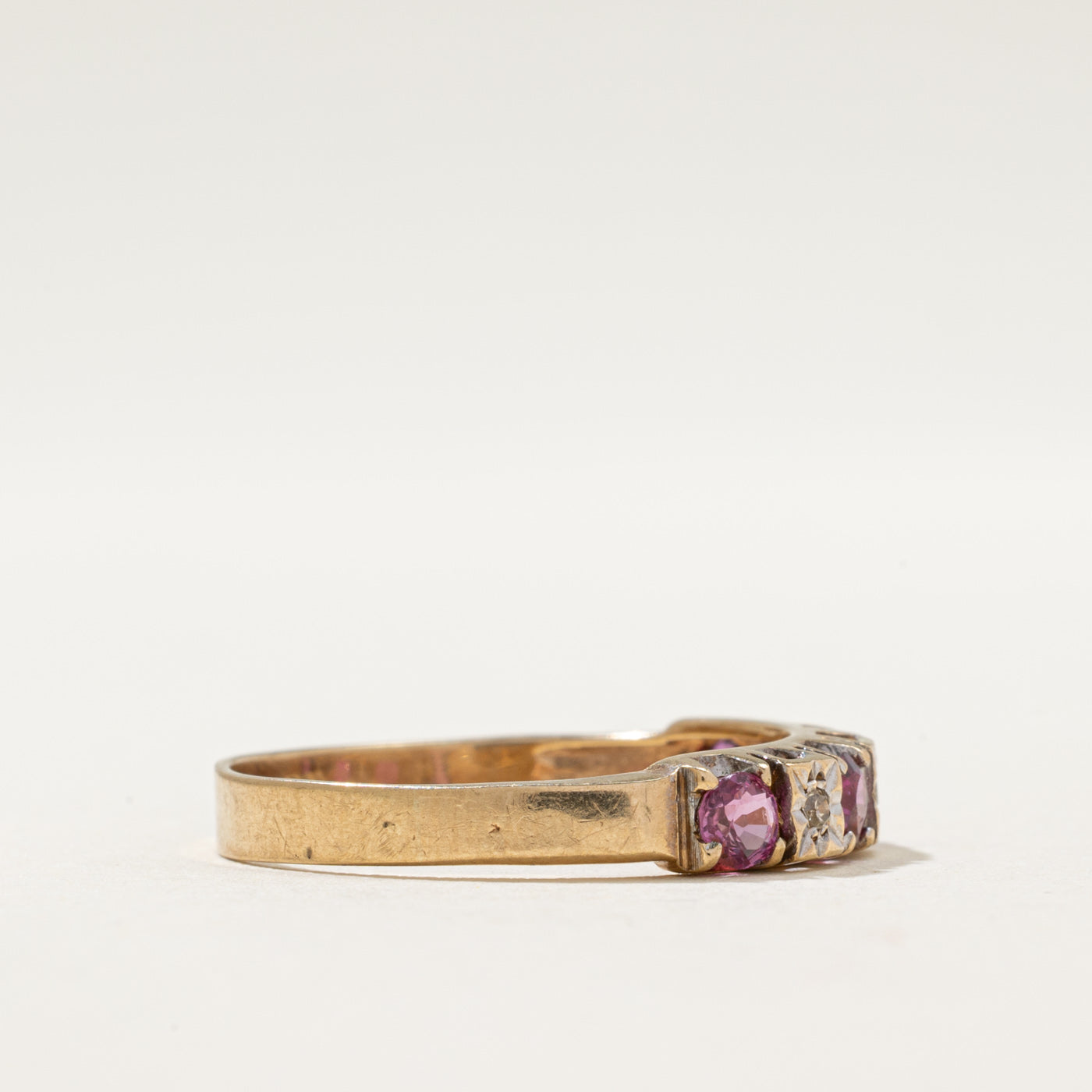 1978 Birmingham Ruby & Diamond Ring | 0.44ctw, 0.02ctw | SZ 8.25