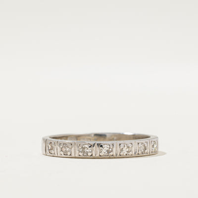 Swedish Semi Eternity Diamond Band | 0.15ctw | SZ 6.75