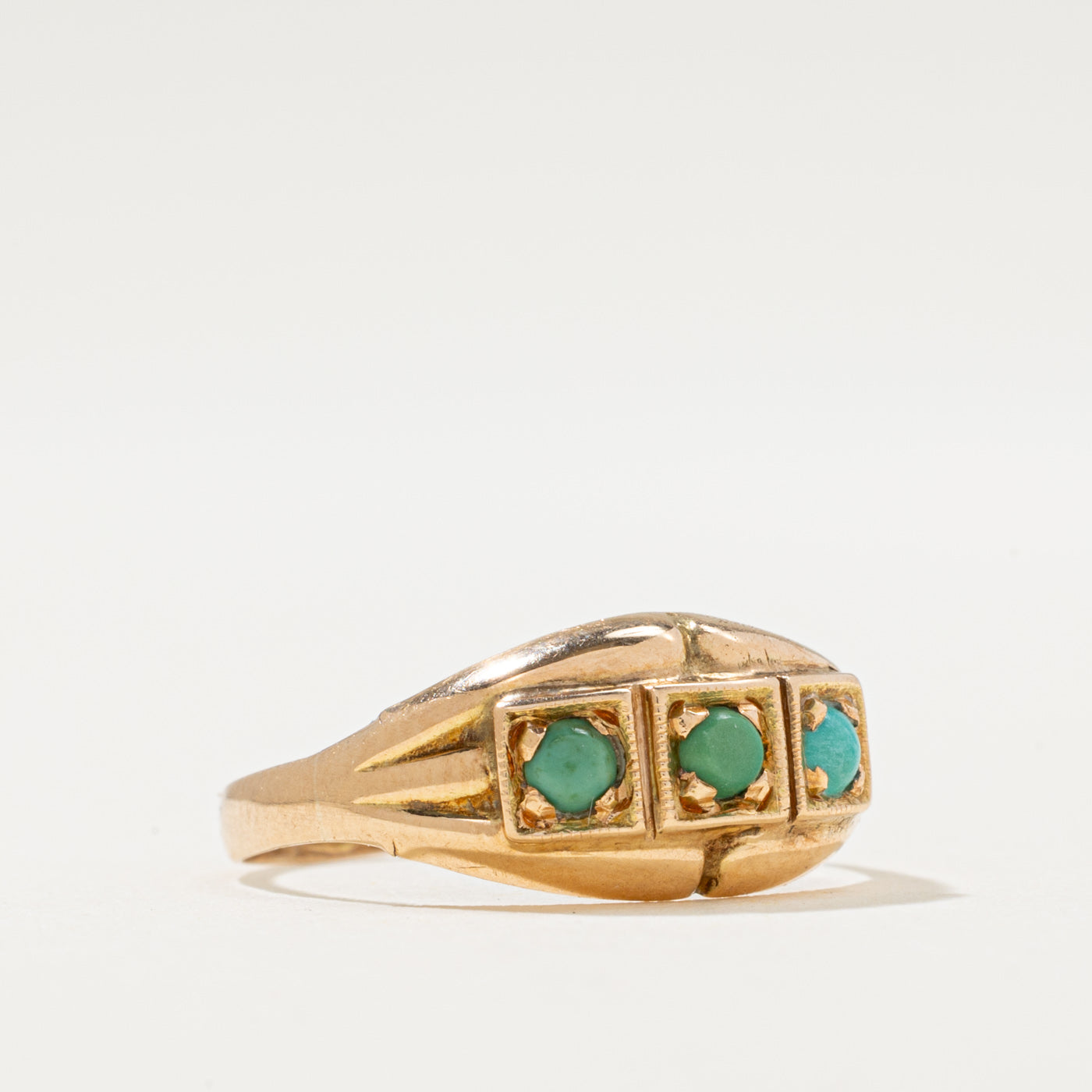1957 Helsinki Turquoise Ring | 0.11ctw | SZ 6.25