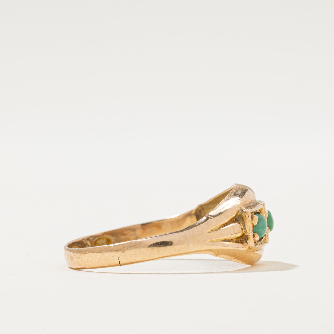 1957 Helsinki Turquoise Ring | 0.11ctw | SZ 6.25