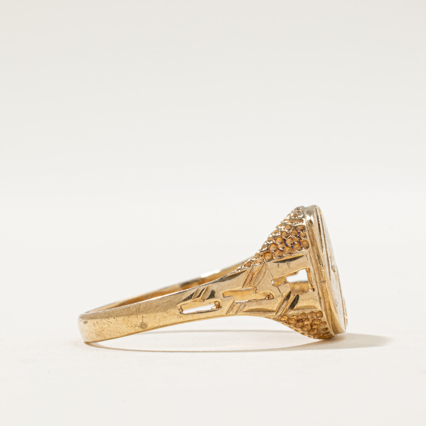 Bague sertie de diamants Birmingham Star de 1990 | 0,01 ct | Taille 11