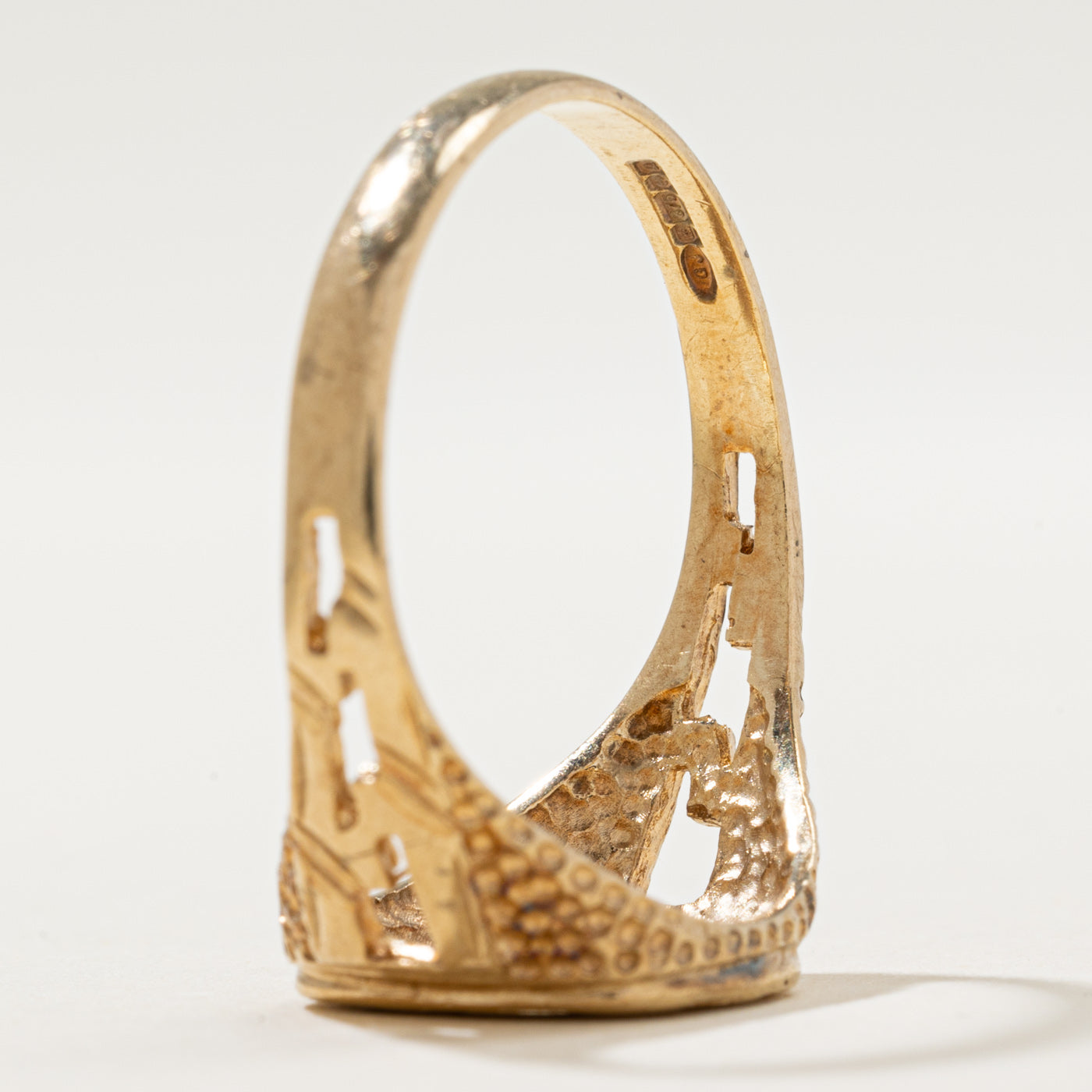 Bague sertie de diamants Birmingham Star de 1990 | 0,01 ct | Taille 11