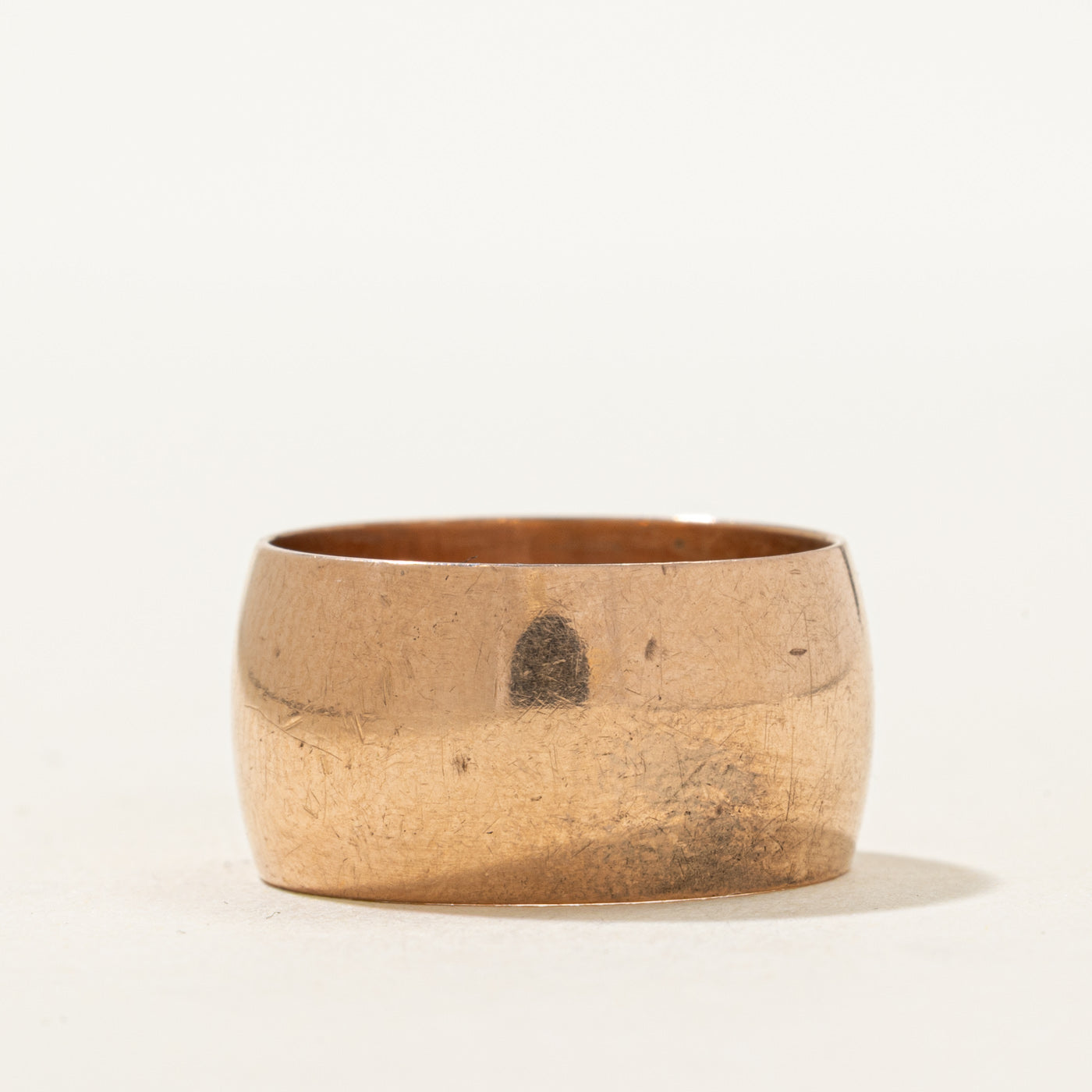1975 Soviet Hallmarked 14k Rose Gold Cigar Band | 10.06 | SZ 6.5