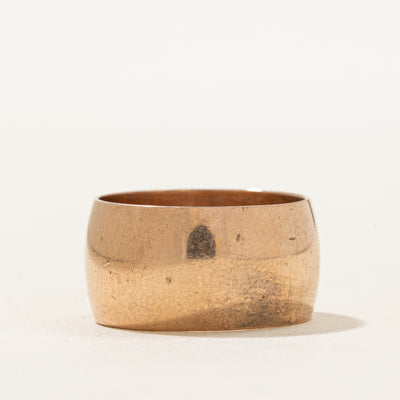 1975 Soviet Hallmarked 14k Rose Gold Cigar Band | 10.06 | SZ 6.5