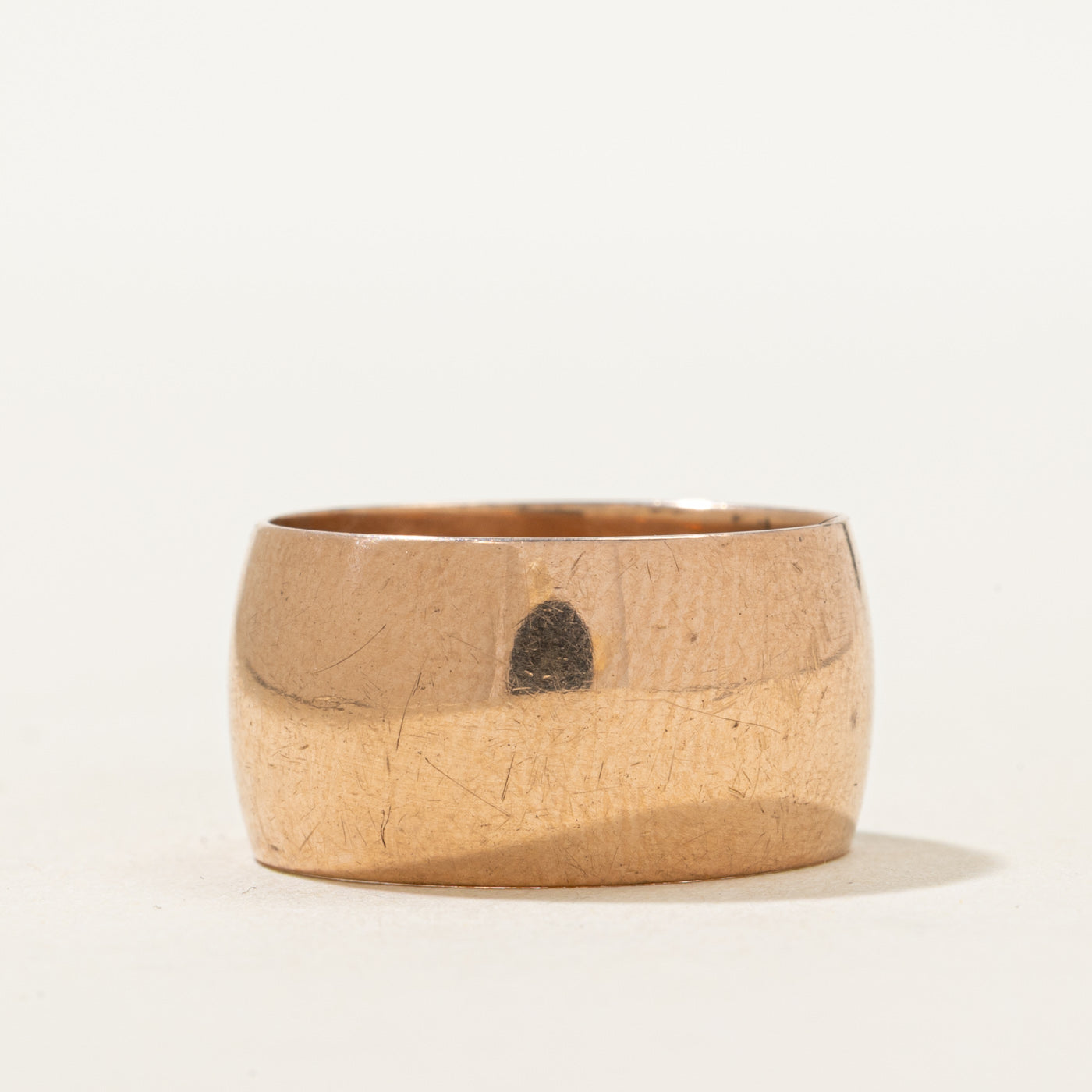 1975 Soviet Hallmarked 14k Rose Gold Cigar Band | 10.06 | SZ 6.5