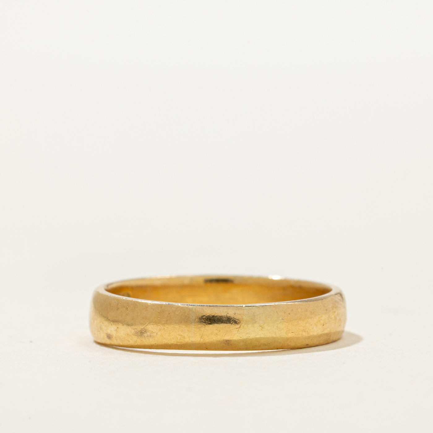 Canadian Pseudo Hallmarked 18k Yellow Gold Band | 3.33mm | SZ 5