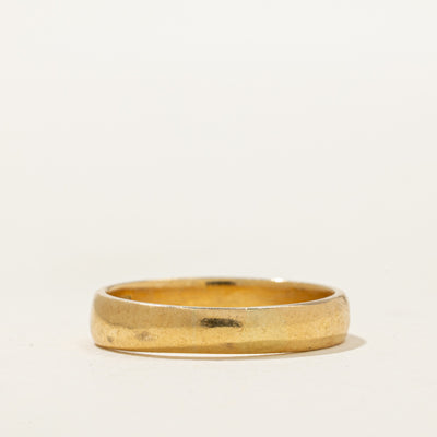 Canadian Pseudo Hallmarked 18k Yellow Gold Band | 3.33mm | SZ 5