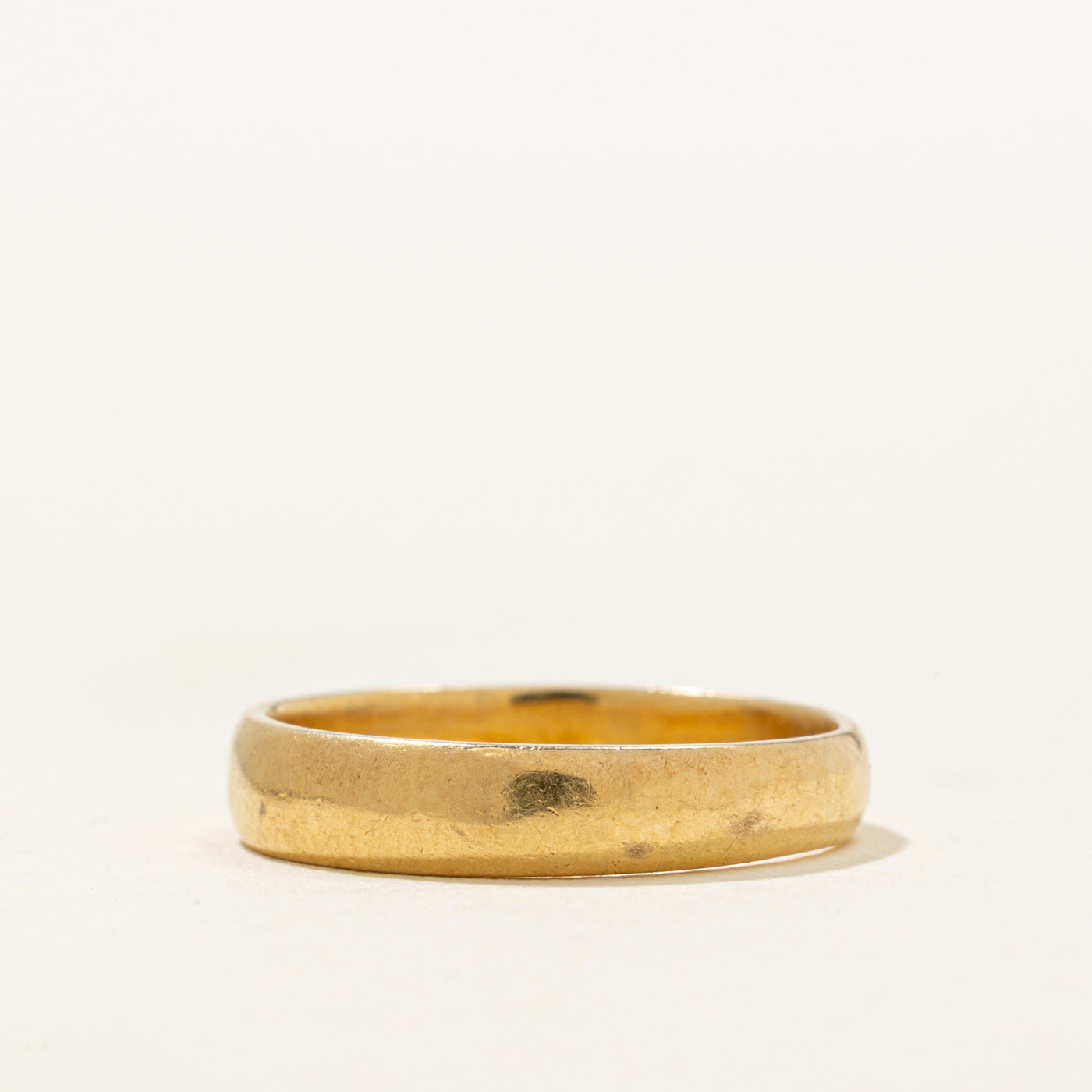 Canadian Pseudo Hallmarked 18k Yellow Gold Band | 3.33mm | SZ 5