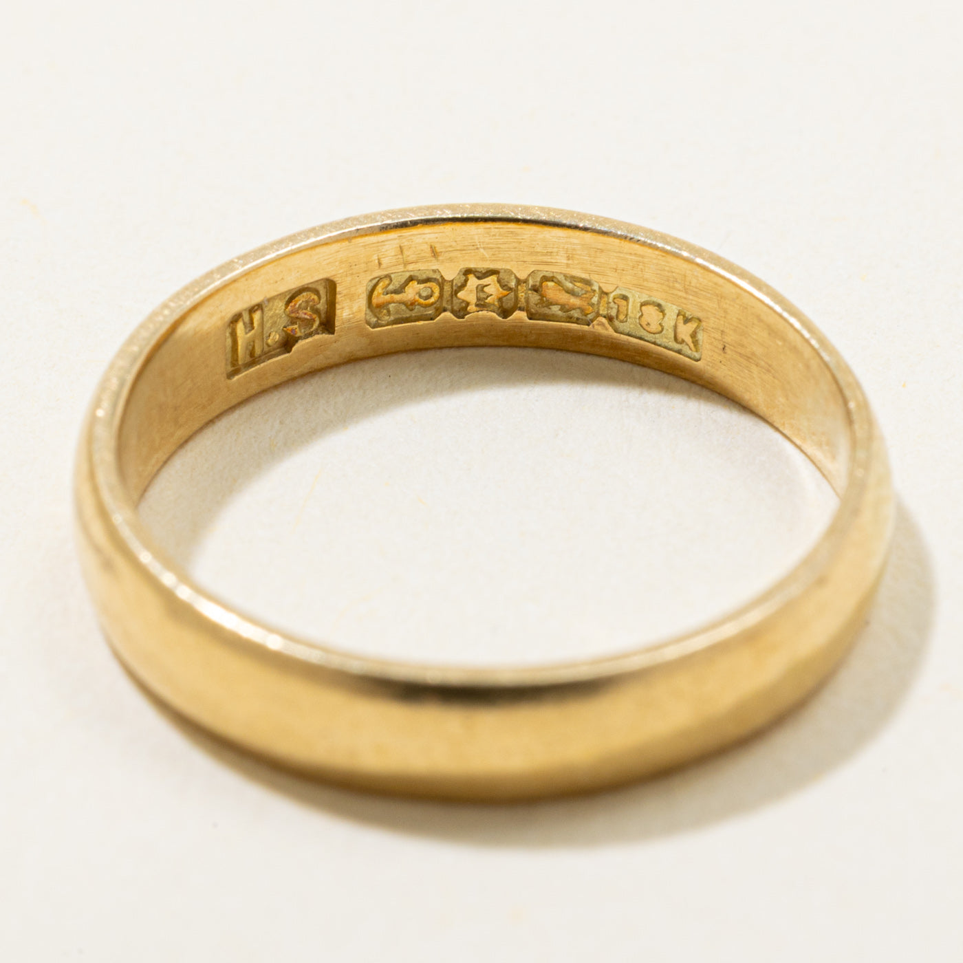 Canadian Pseudo Hallmarked 18k Yellow Gold Band | 3.33mm | SZ 5