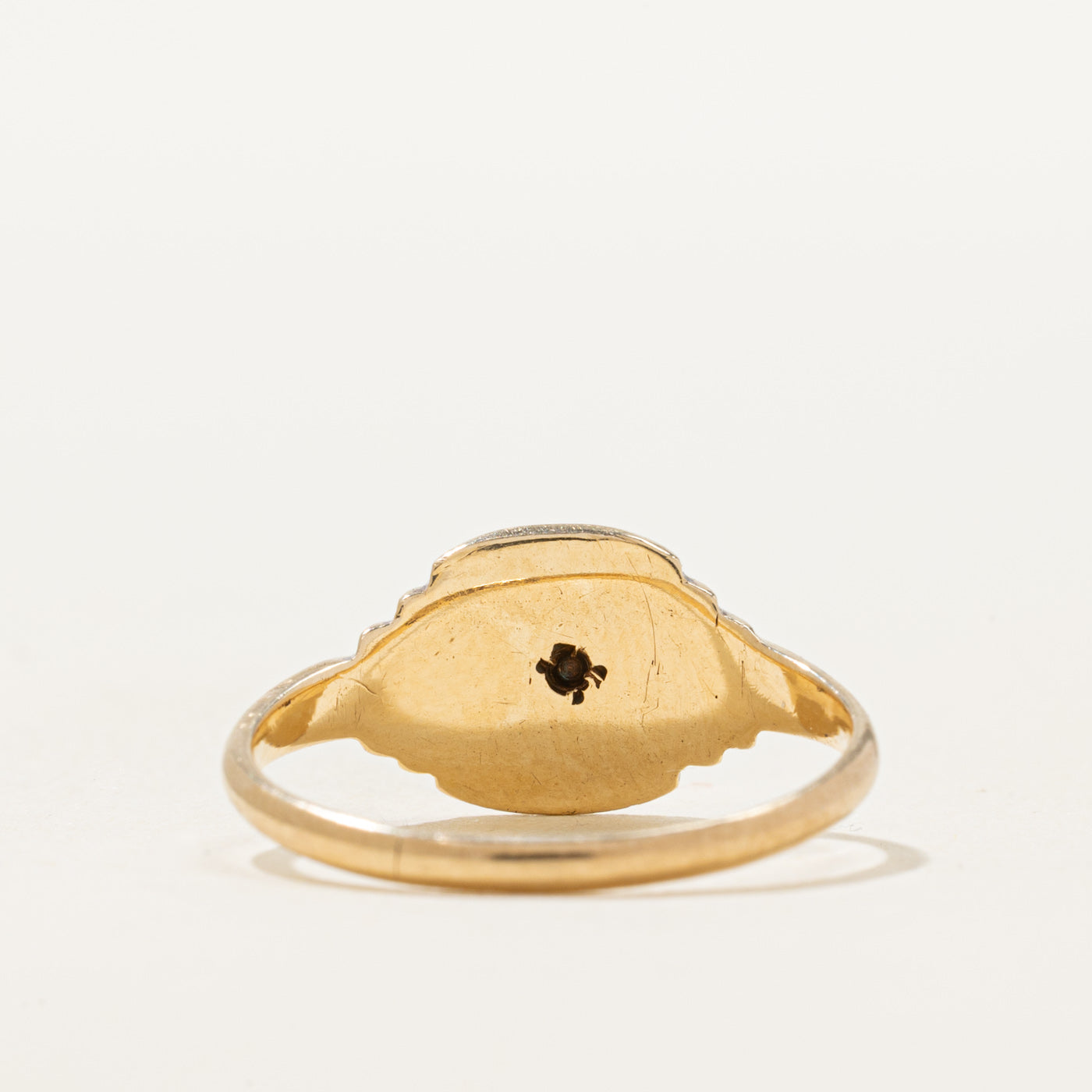 1952 Birmingham 9k Yellow Gold Signet Ring | SZ 6