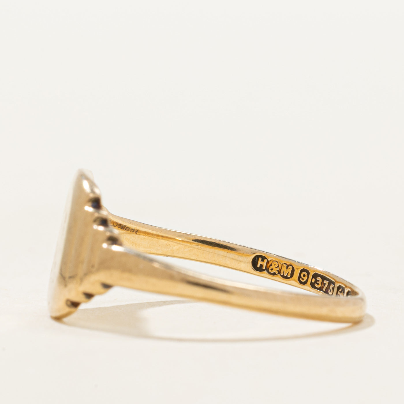 1952 Birmingham 9k Yellow Gold Signet Ring | SZ 6