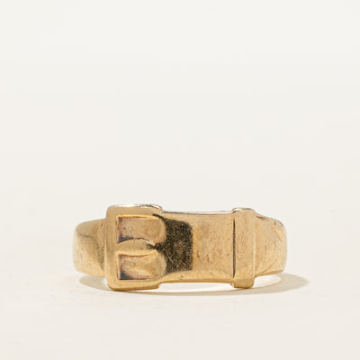 1967 Birmingham 9k Belt Buckle Ring | SZ 6.75