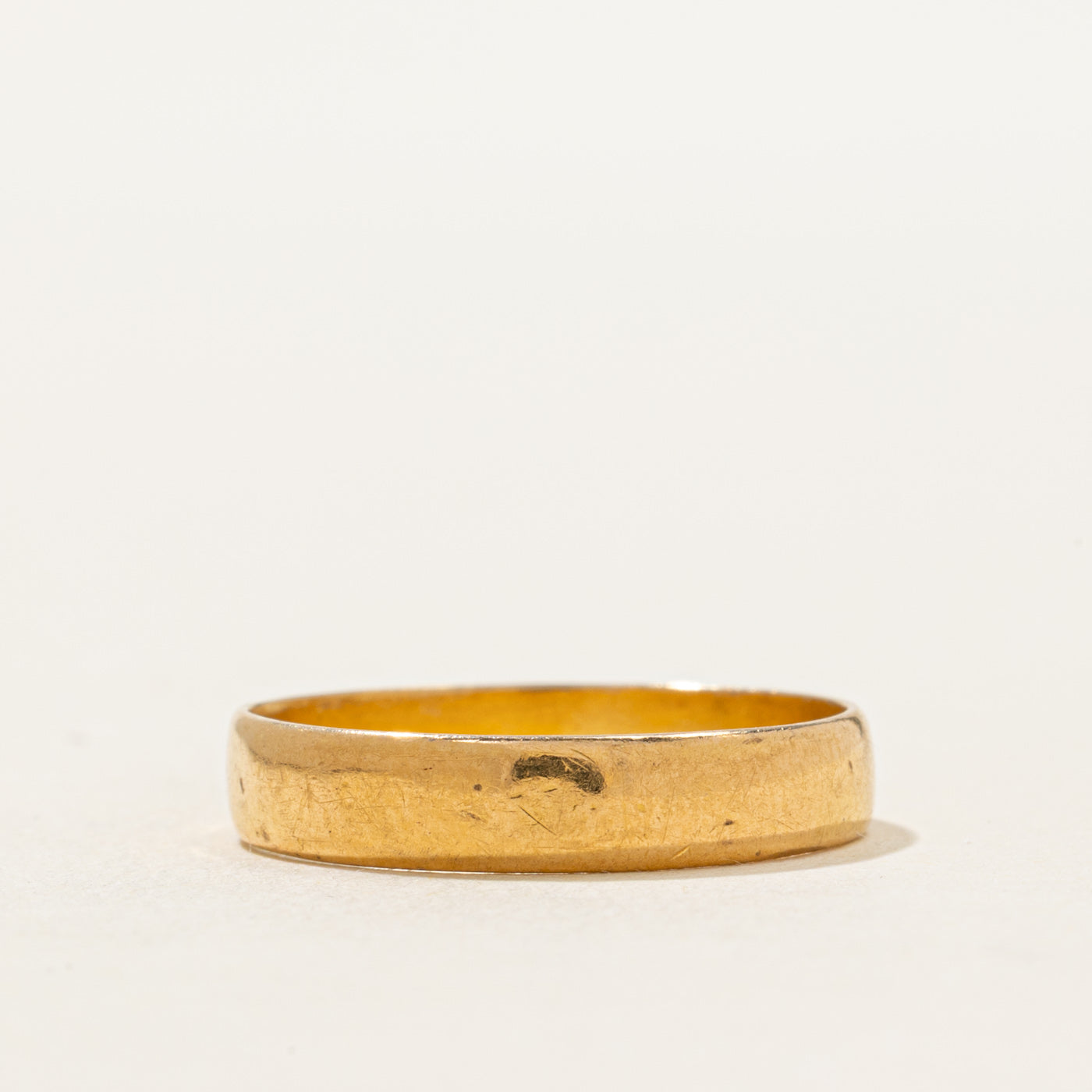 Antique Birmingham 22k Yellow Gold Band | 3.96mm | SZ 7.5