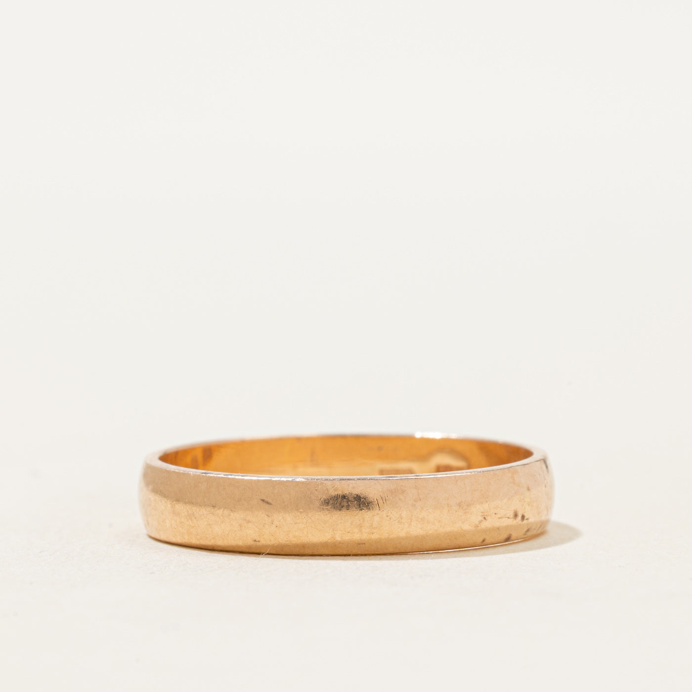 Ukrainian 14k Rose Gold Band | 4.08mm | SZ 10.25