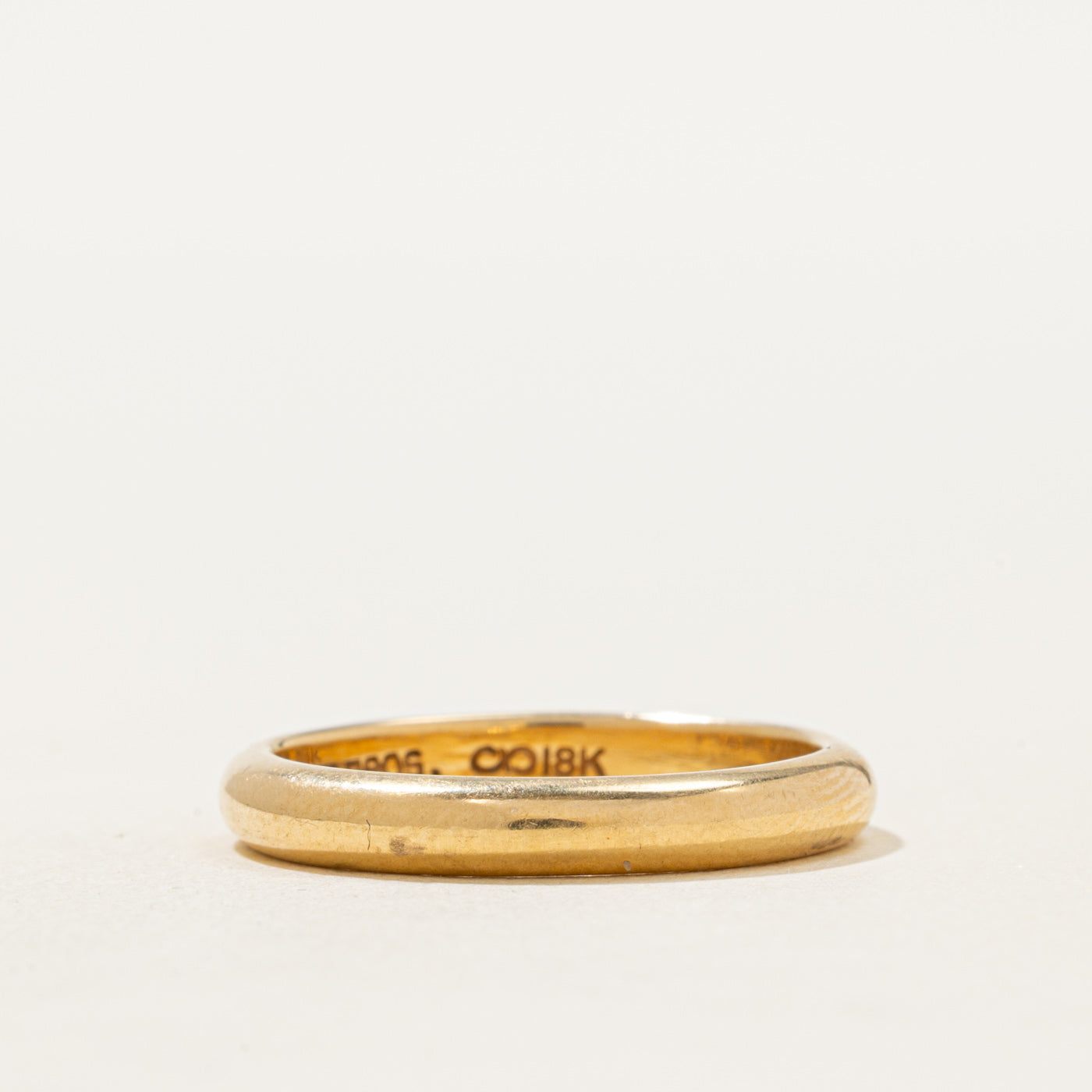 18k Yellow Gold Band | 3.21mm | SZ 7.5
