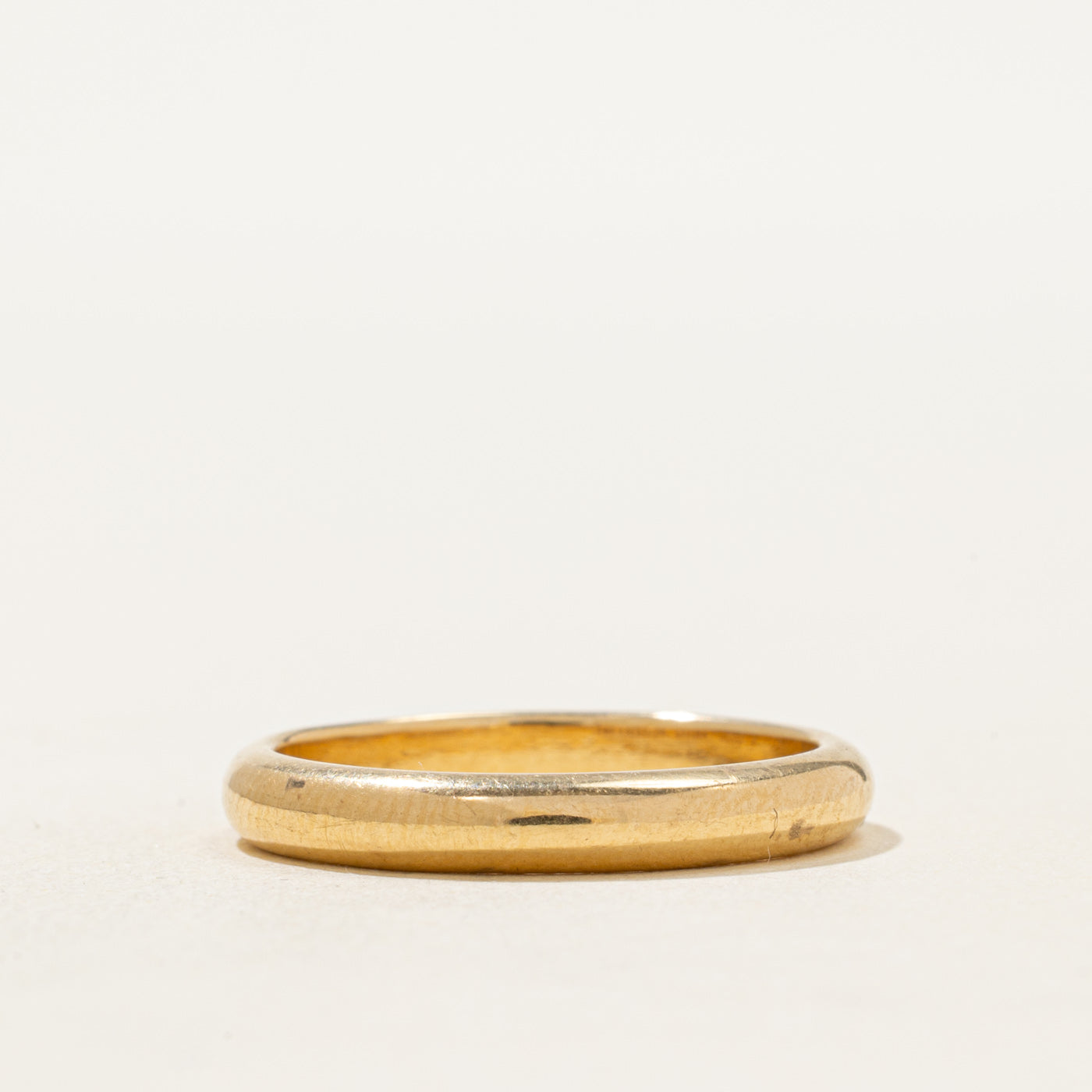 18k Yellow Gold Band | 3.21mm | SZ 7.5
