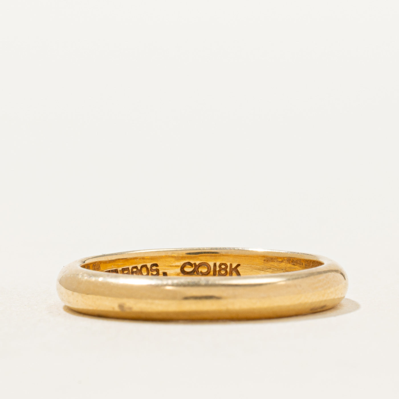 18k Yellow Gold Band | 3.21mm | SZ 7.5