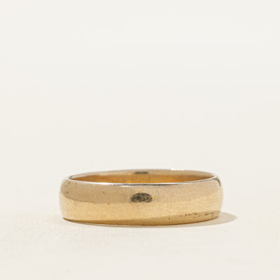 18k Yellow Gold Band | 5.05mm | SZ 7.5