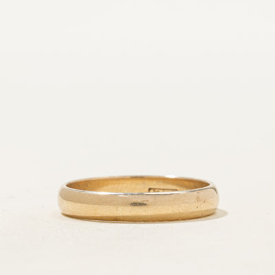 10k Yellow Gold Band | 3.53mm | SZ 7.5