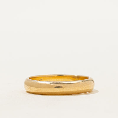 18k Yellow Gold Band | 3.95mm | SZ 7.5