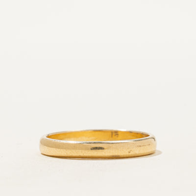 18k Yellow Gold Band | 3.20mm | SZ 9.5