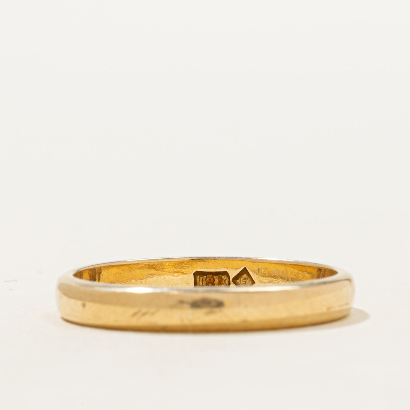 18k Yellow Gold Band | 3.20mm | SZ 9.5