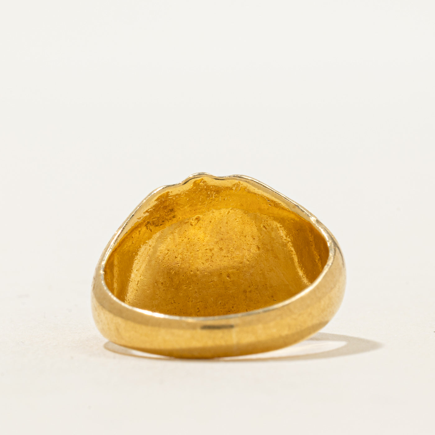 Early Victorian Era 22k Yellow Gold Signet Ring | SZ 6.75