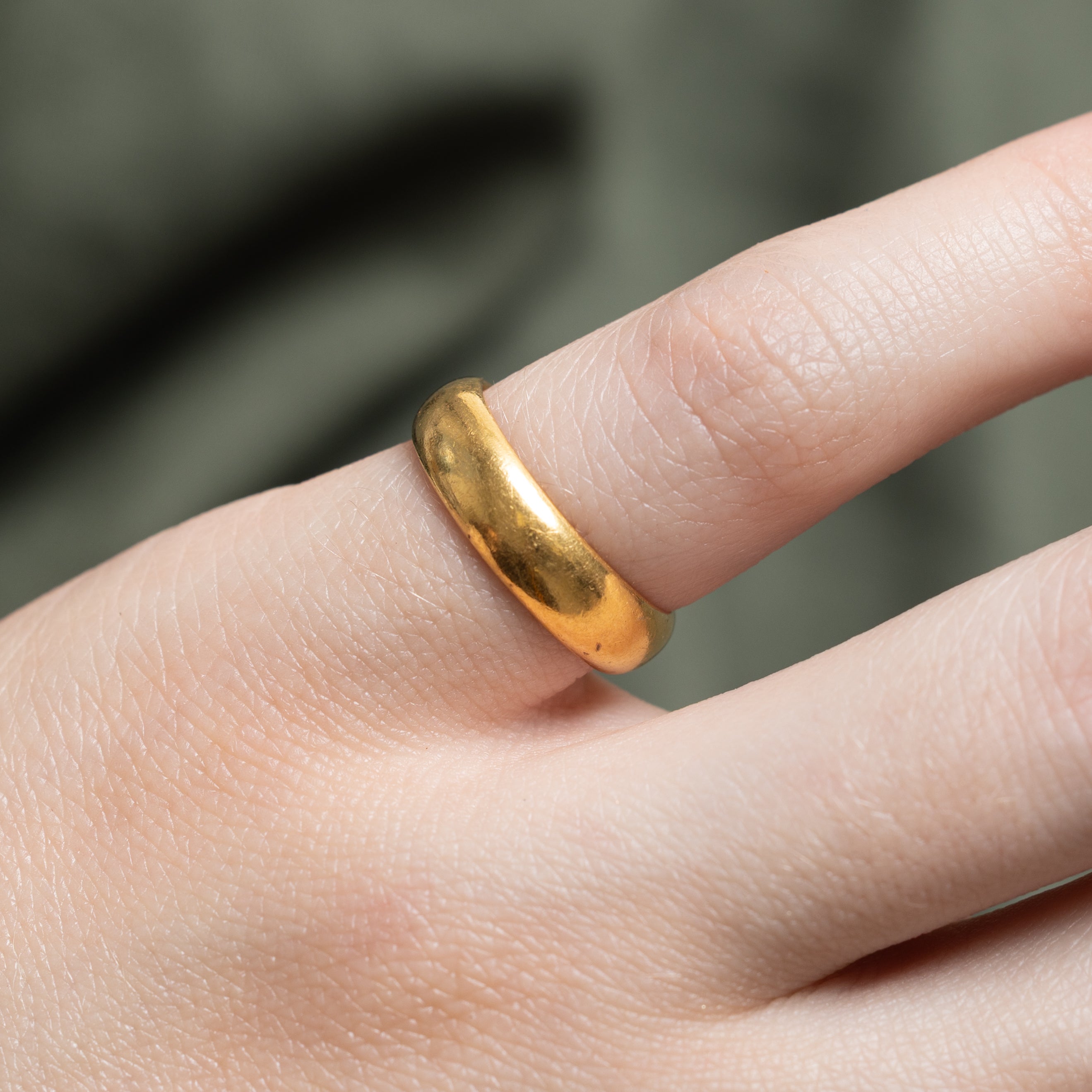 Antique Birmingham 22k Yellow Gold Band | 4.65 | SZ 4