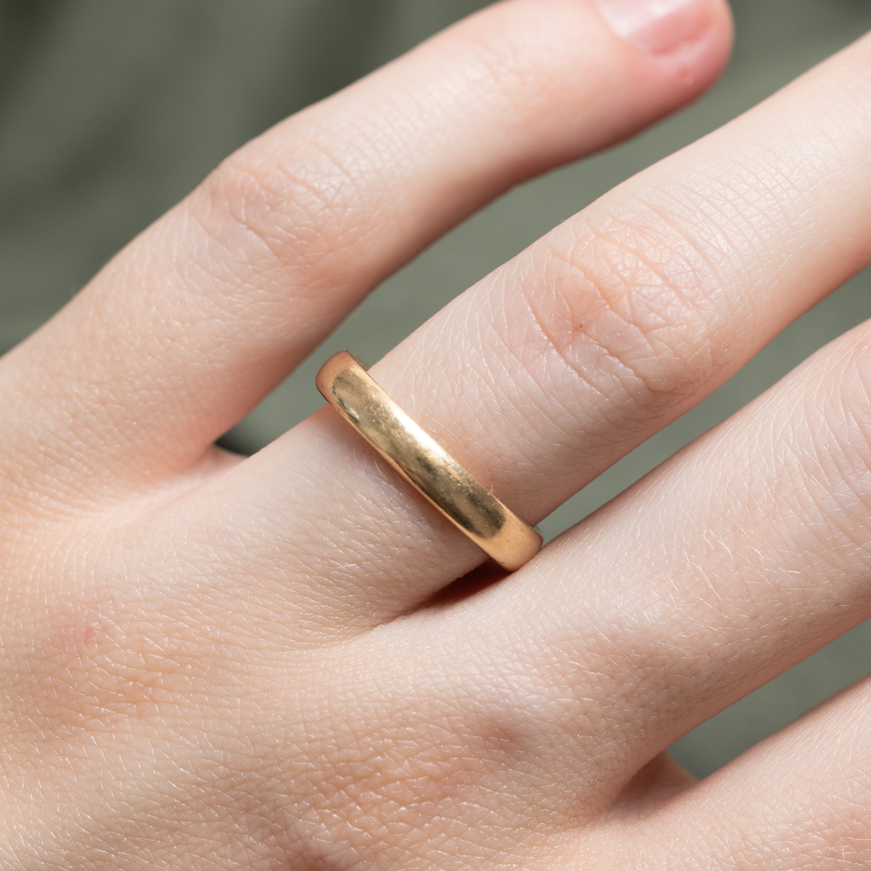14k Yellow Gold Band | 3.50mm | SZ 6