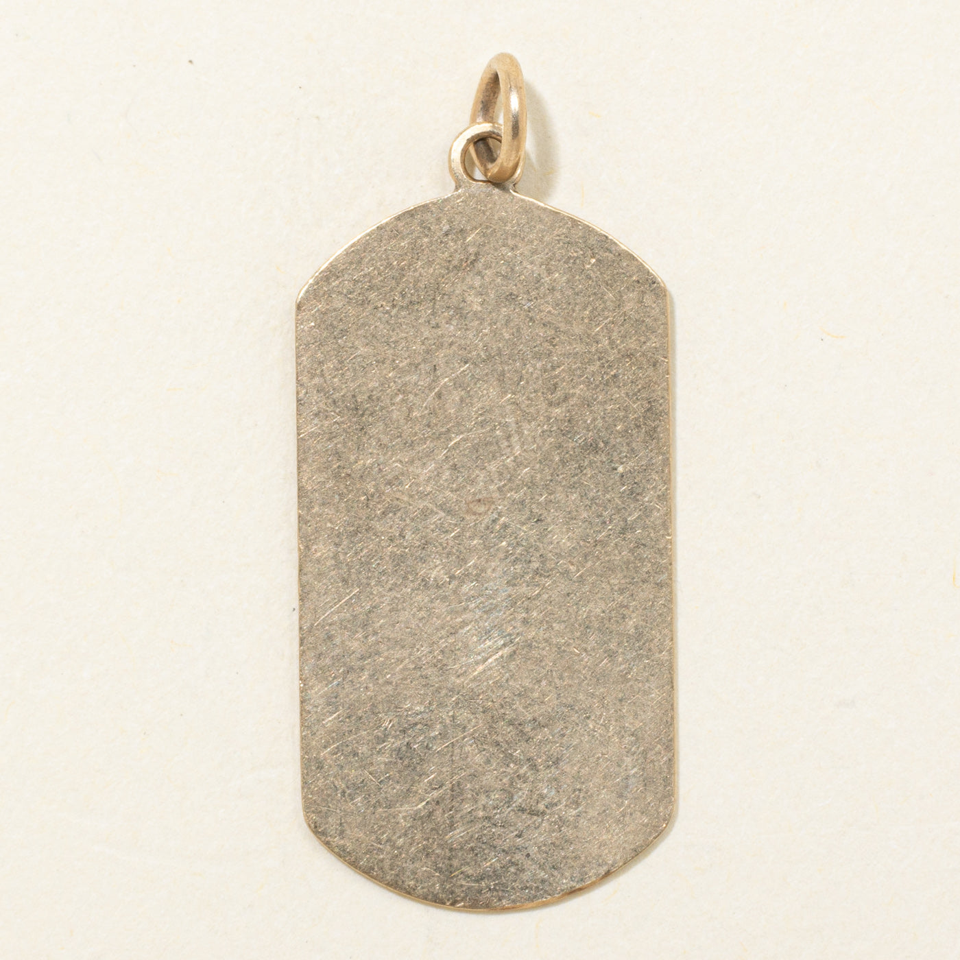 1964 Birmingham 9K Blank Nameplate Pendant
