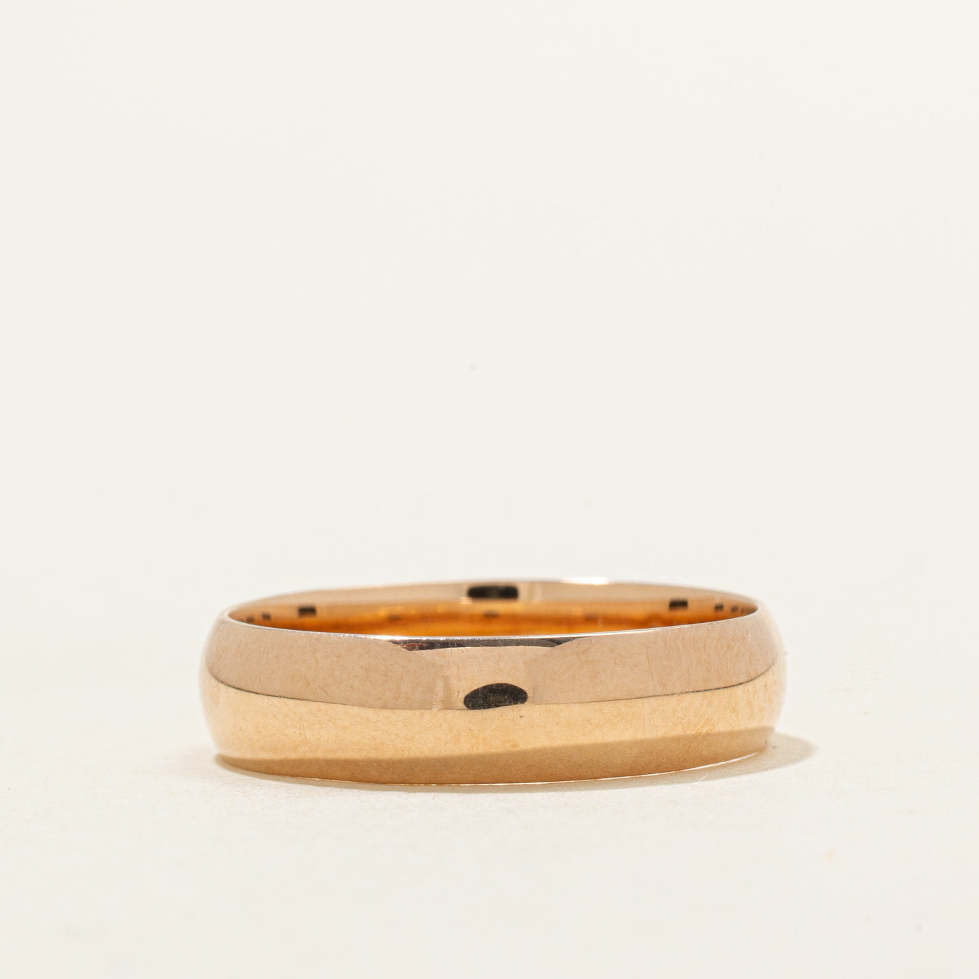 Alliance ukrainienne en or rose 14 carats | 4,95 mm | Taille 8 |