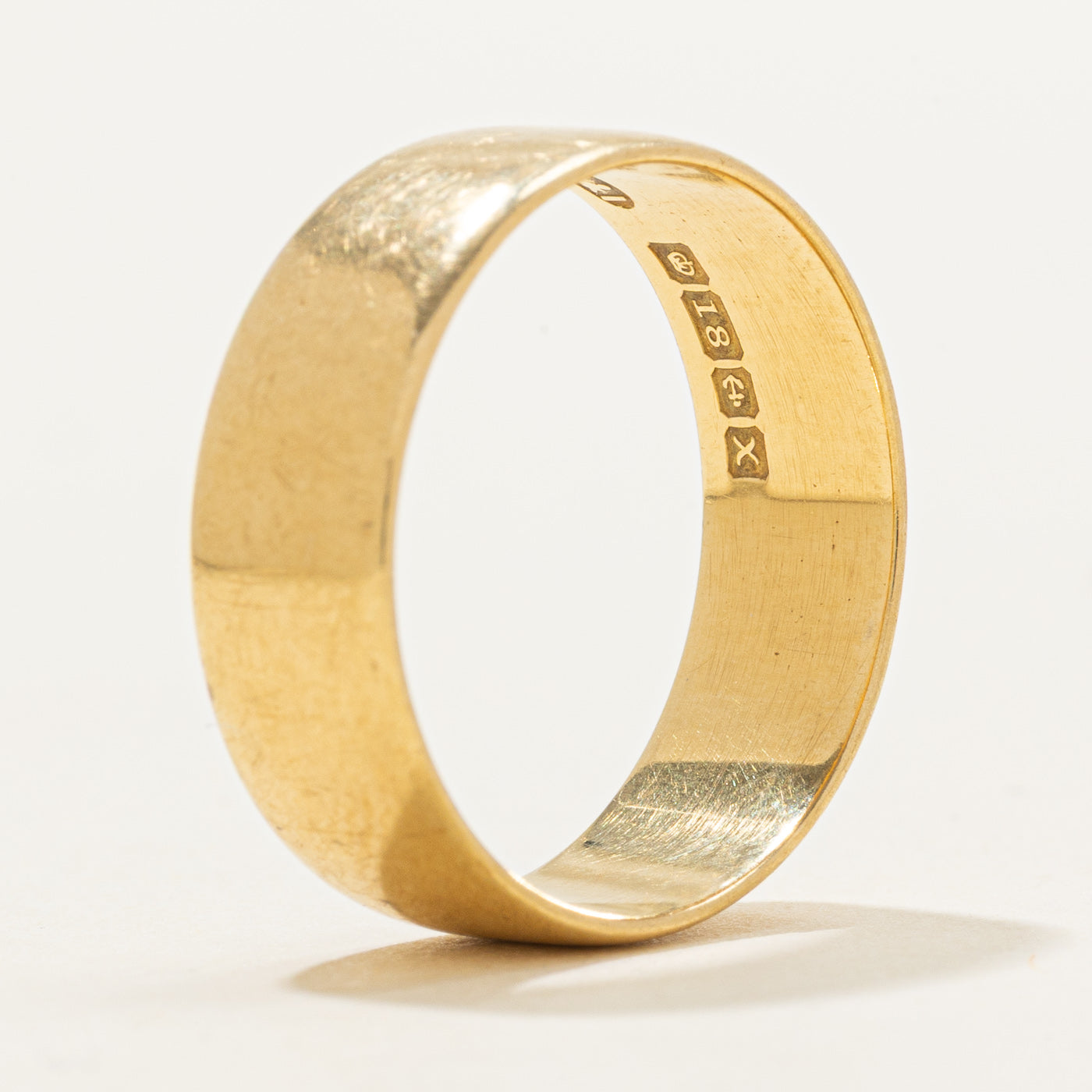 1997 Birmingham 18K Yellow Gold Band | 6.52mm | SZ 8 |