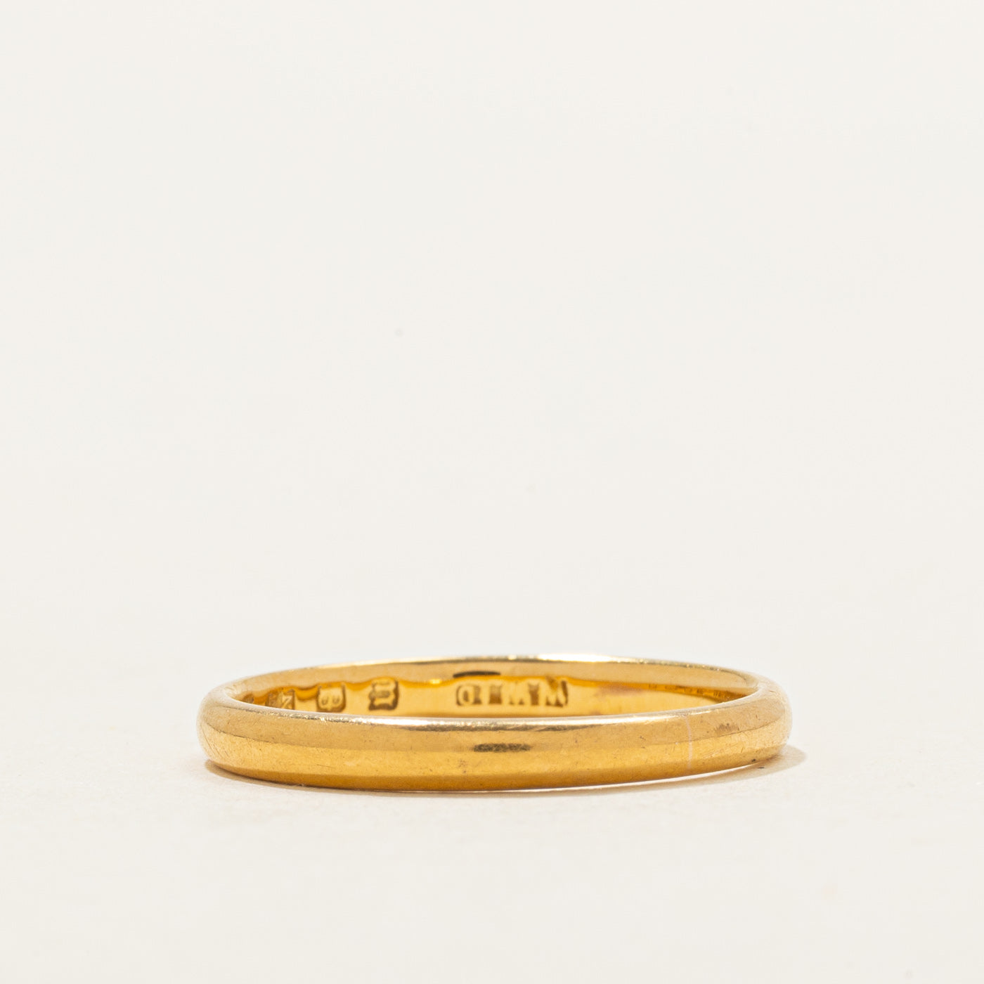 1928 London 22K Yellow Gold Thin Band | 2.14mm | SZ 5 |