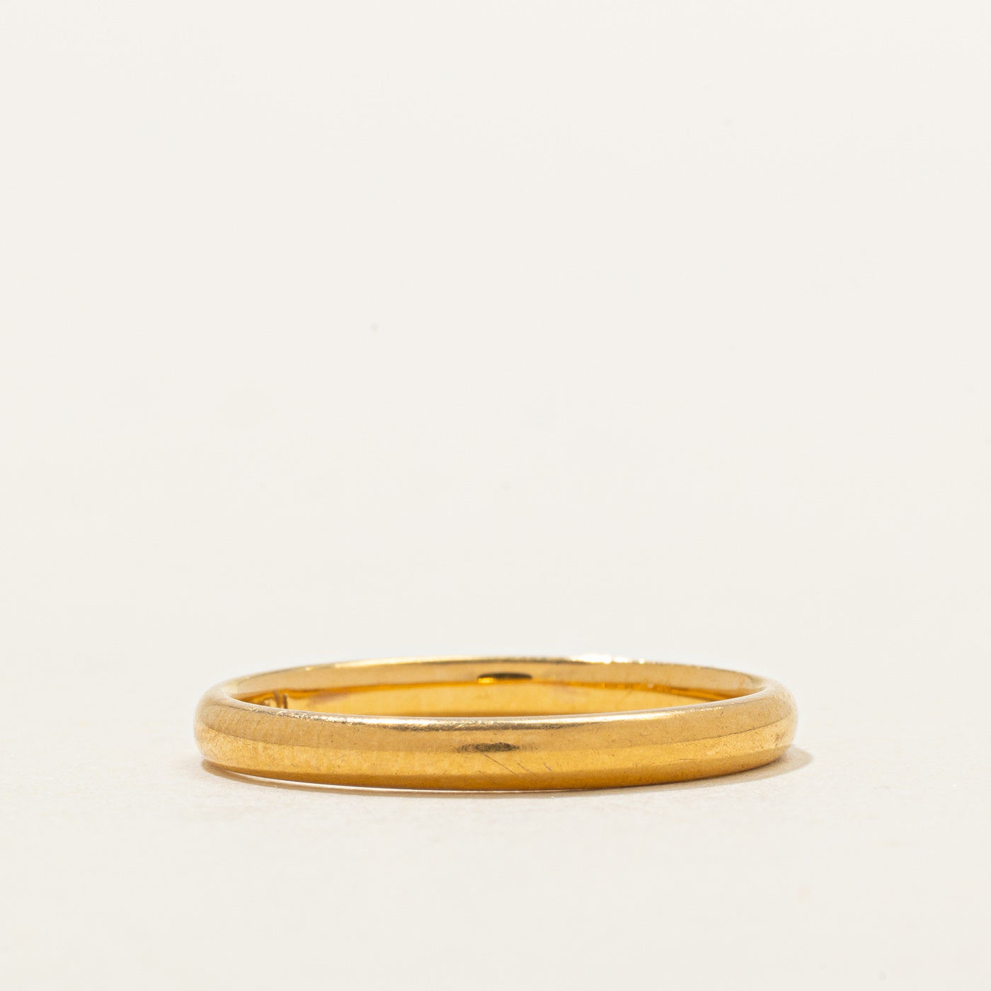 1928 London 22K Yellow Gold Thin Band | 2.14mm | SZ 5 |