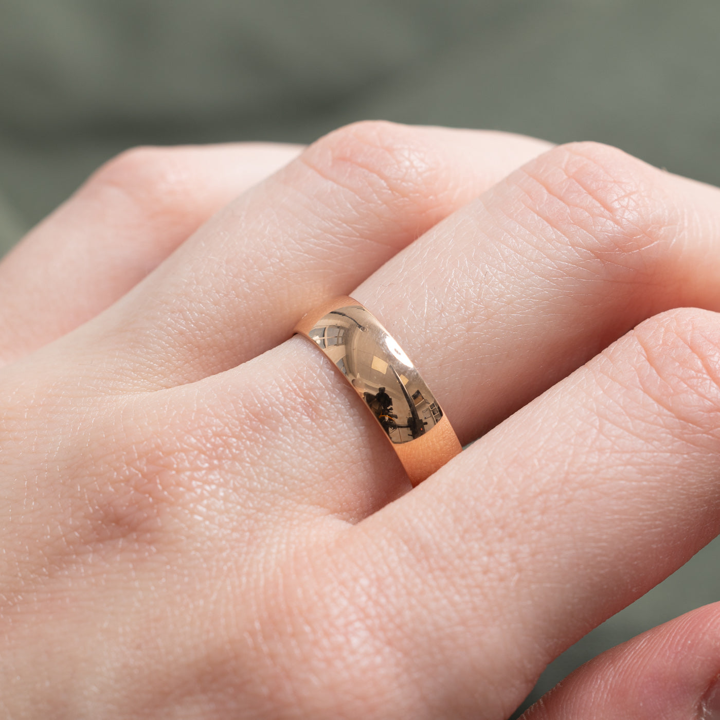 Alliance ukrainienne en or rose 14 carats | 5,47 mm | Taille 8,5 |