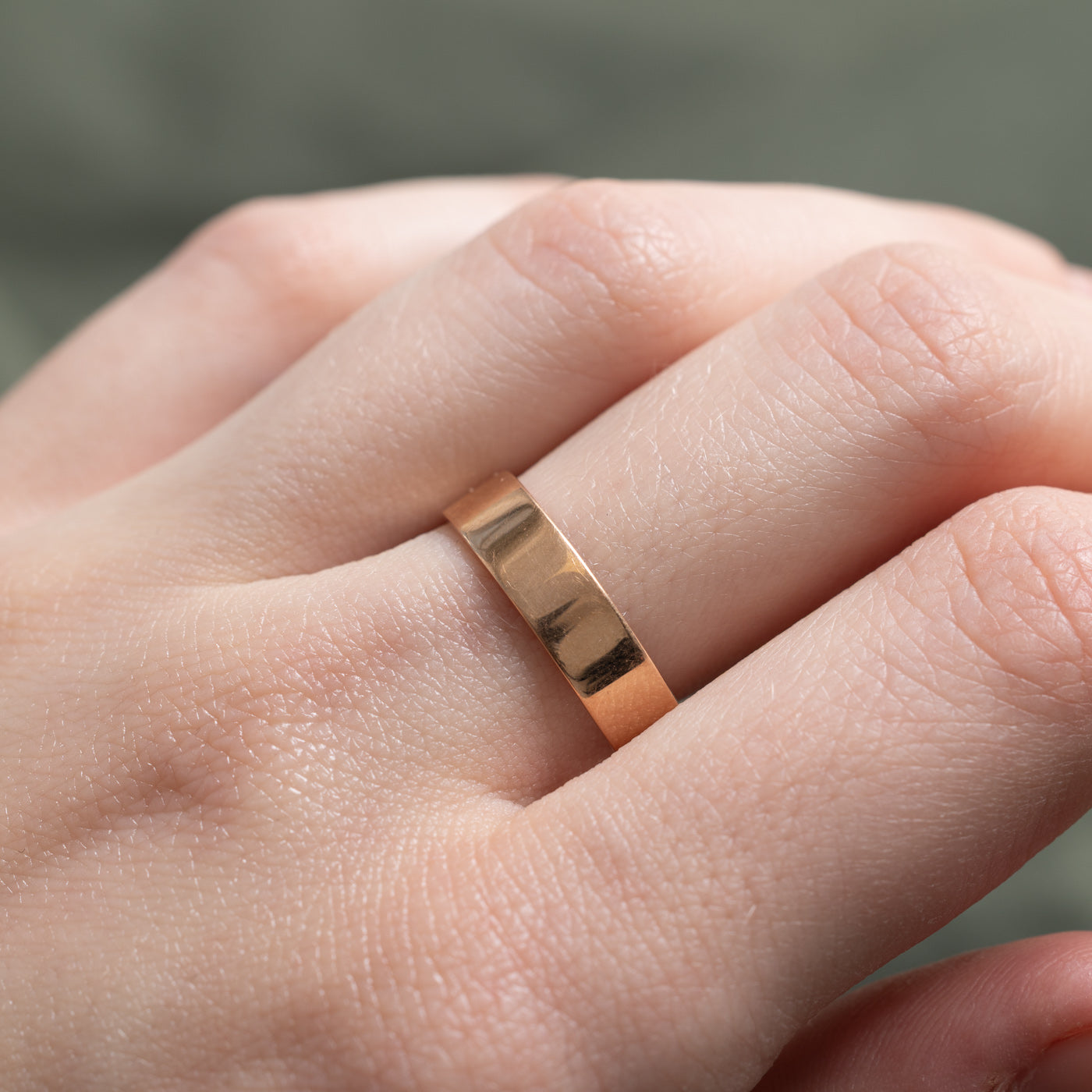 Alliance ukrainienne en or rose 14 carats | 4,79 mm | Taille 7,75 |