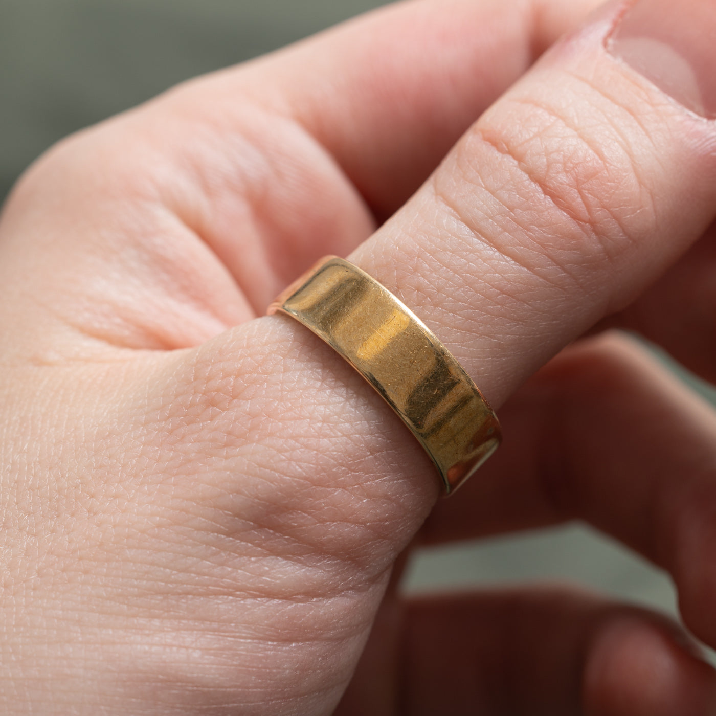 14k Yellow Gold Masonic Band | 6.84mm | SZ 10.5 |