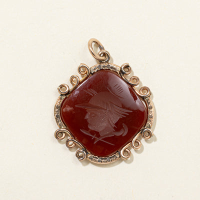 Intaglio Carnelian Pendant | 10.00ct