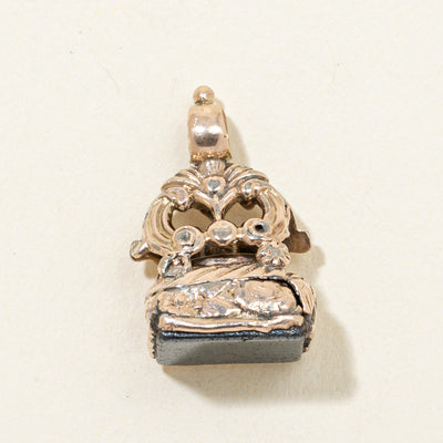 Antique Hematite Seal Fob | 1.85ct