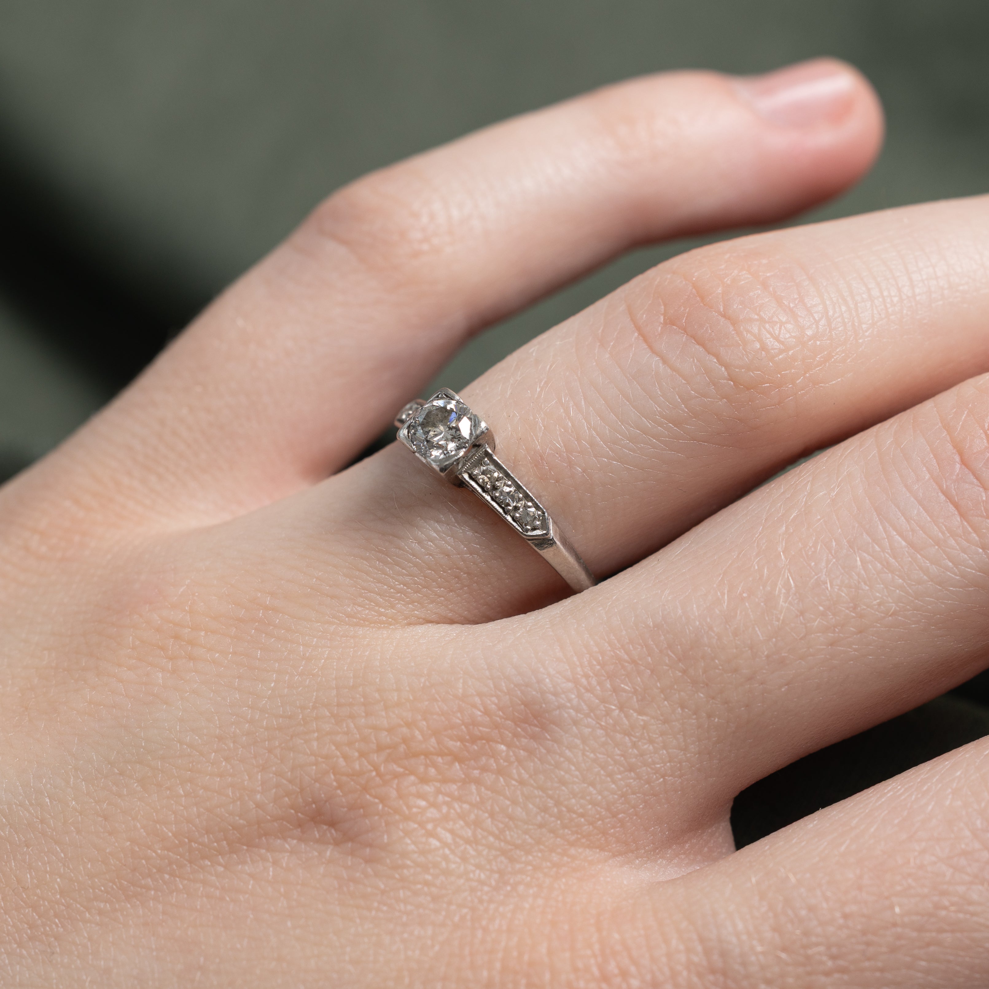 Diamond Engagement Ring | 0.41ctw | SZ 6.25