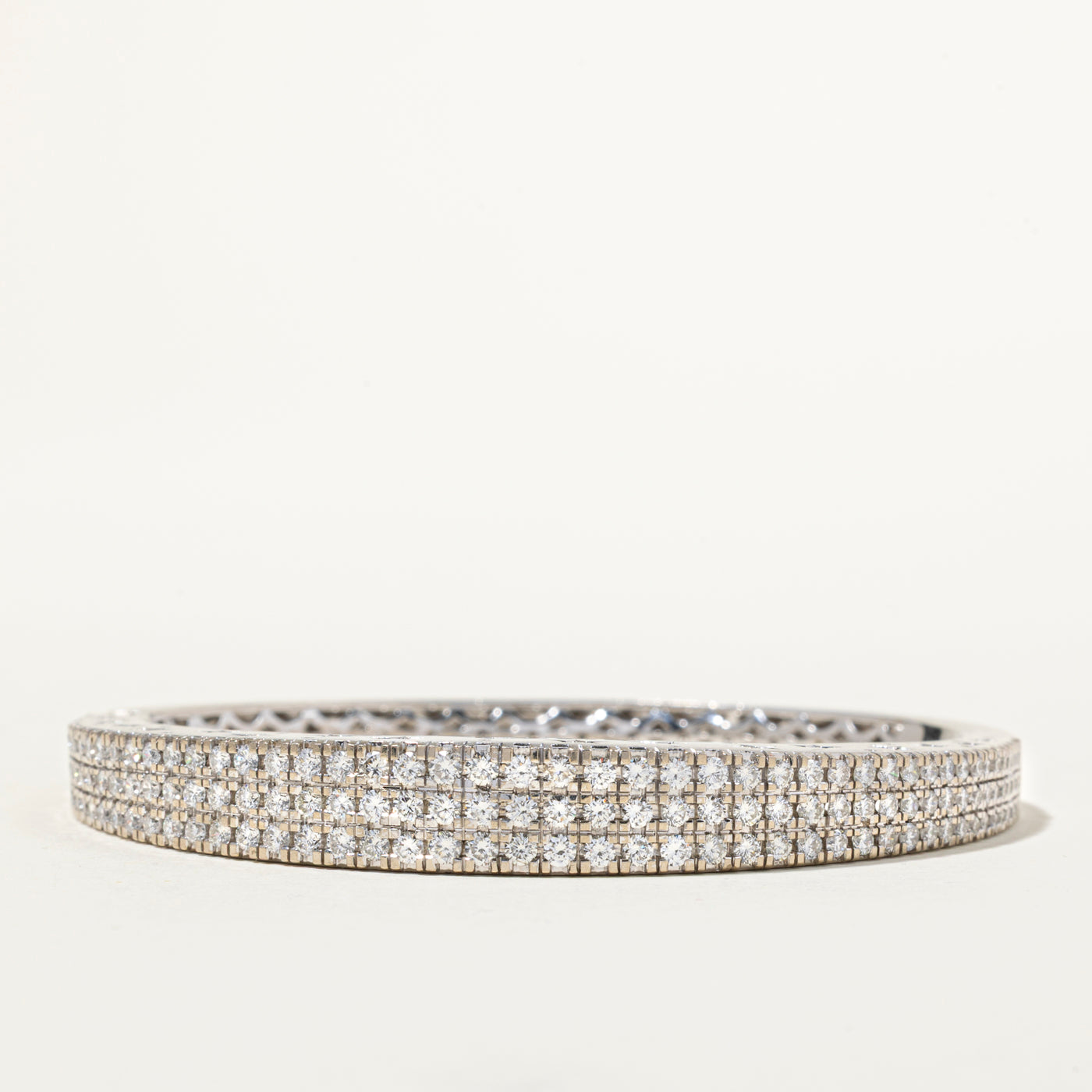 Diamond Grid Bangle | 2.70ctw | 6.5"